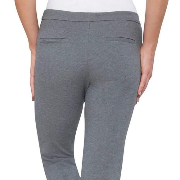 NWT Grey ankle cropped work pants-M - Picture 3 of 4